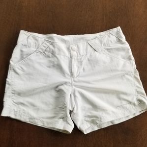 Columbia PFG white boat/golf shorts UV protection